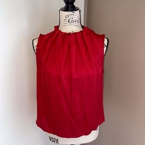 Worthington gathered neck sleeveless blouse